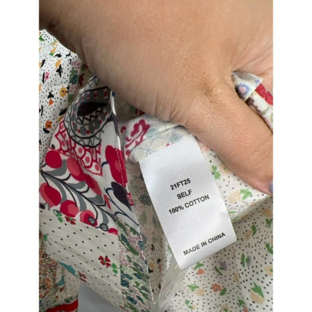 NWOT Hunter Bell Multicolor Patterned Blouse - image 9